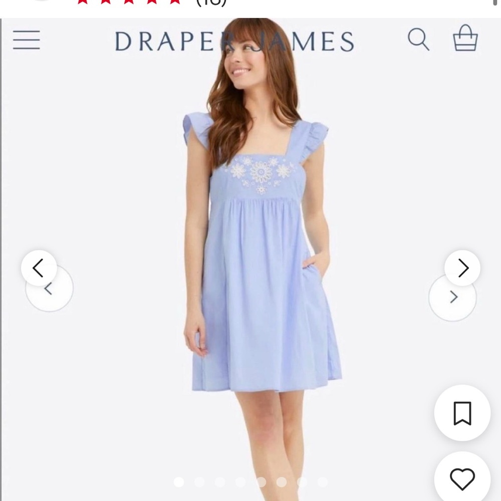 Draper James Kids Blue Dress
